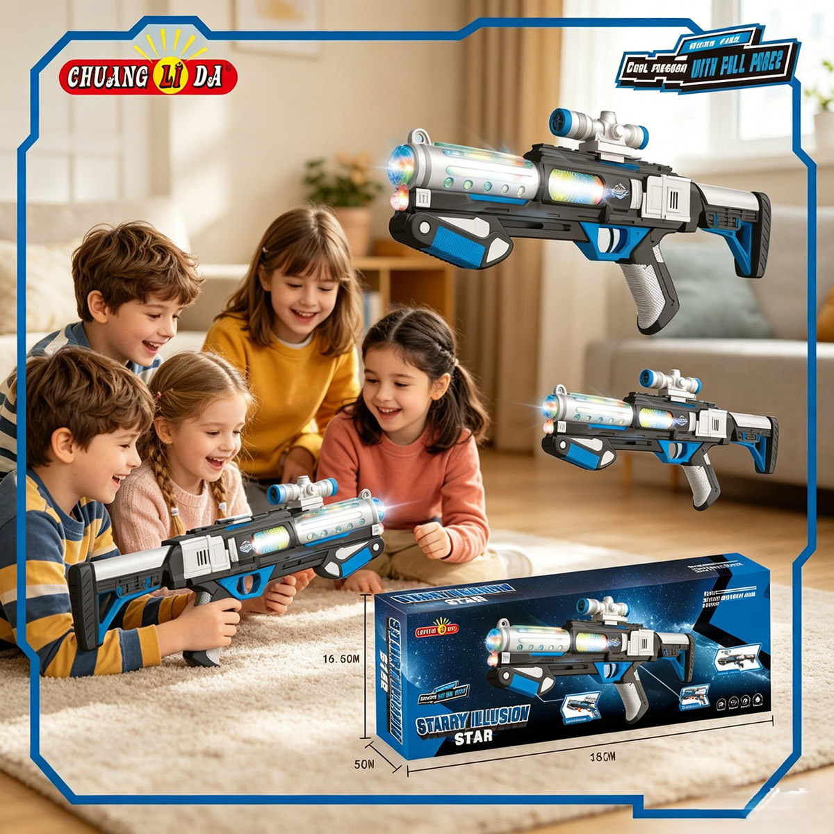 Electric Gun Toy Staryy Illusion