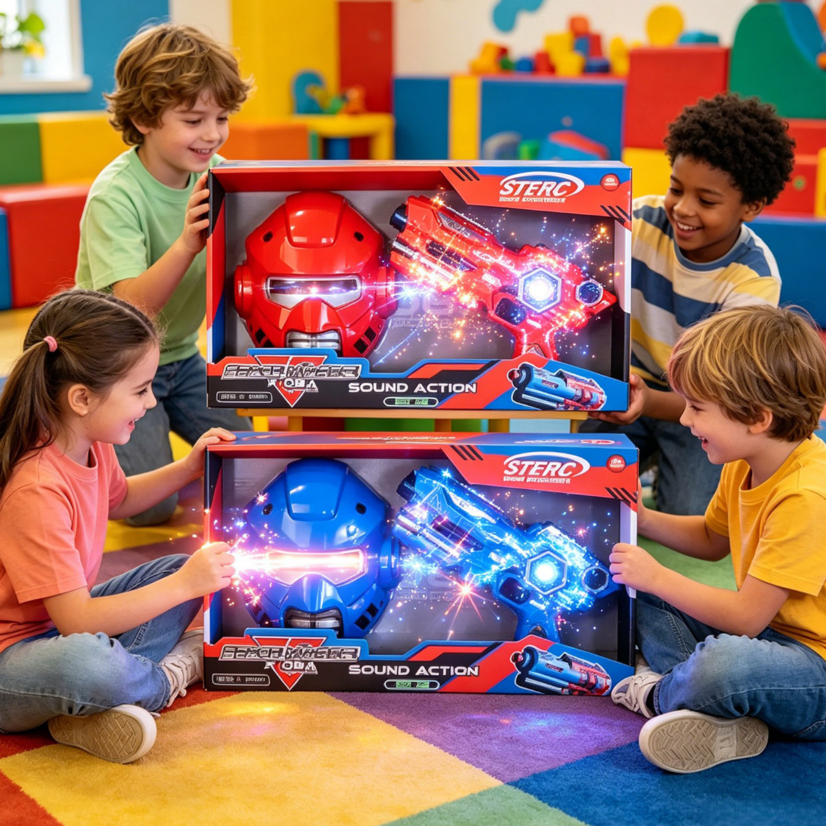 Space Gun Combination 3D Light Toys