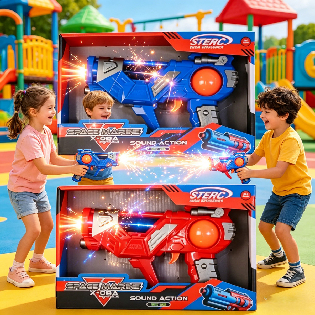 Space Marine Sound Gun Toy
