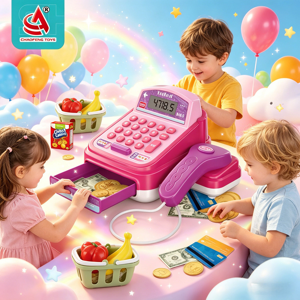 Diy Playing House Register Toy