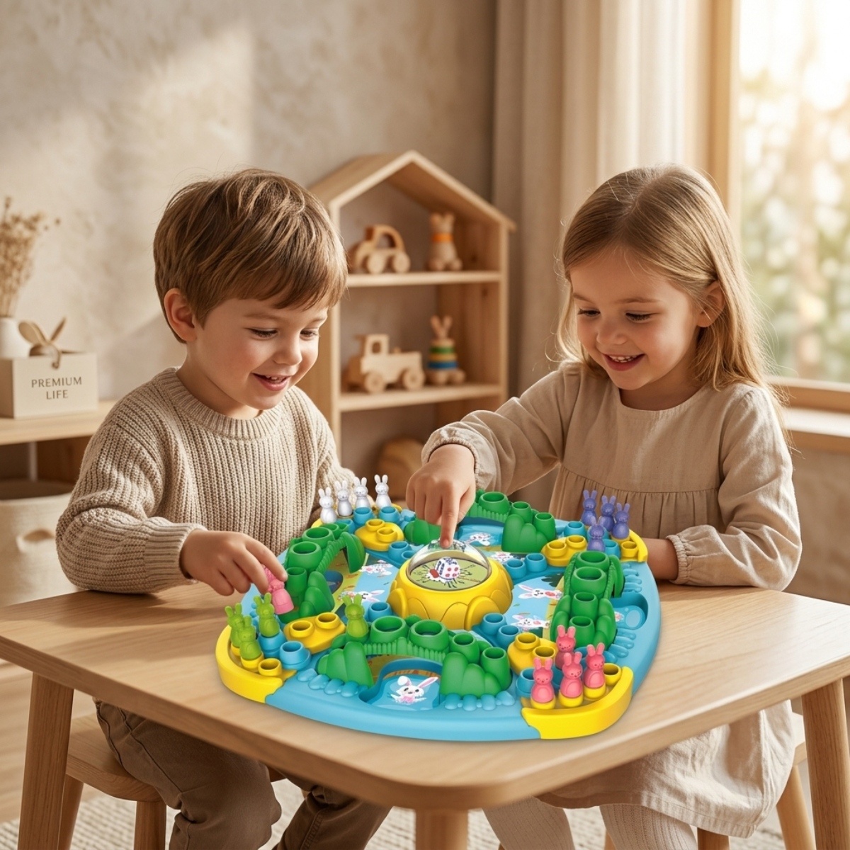 Little Cute Rabbit Flying Chess Toy
