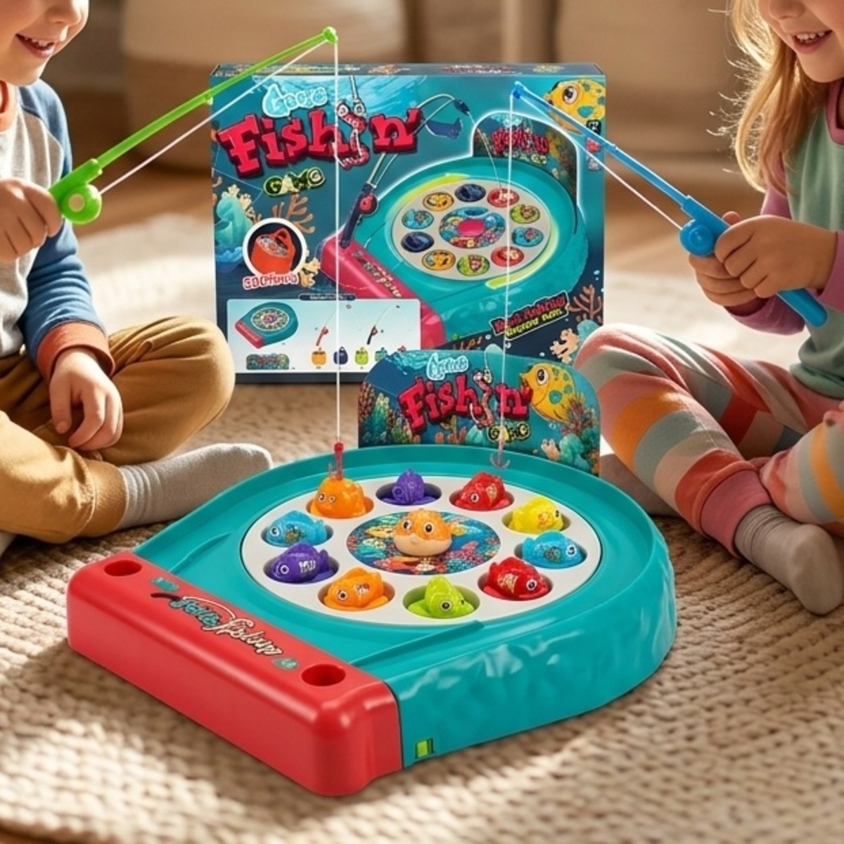 Electric Musical Fishing Game Toy