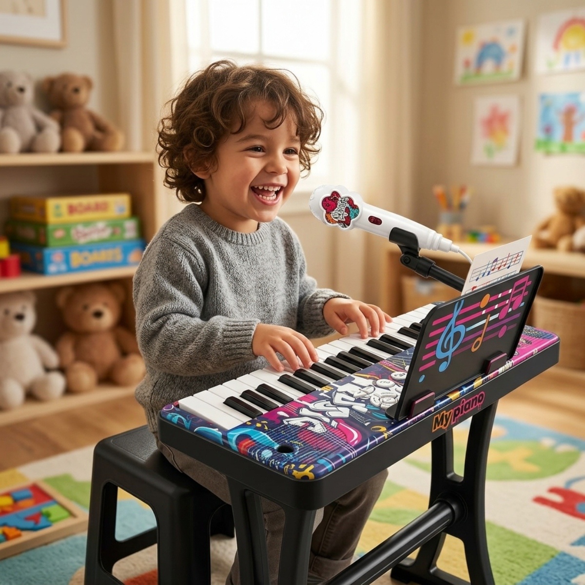 37 Key Electronic Keyboard Toy