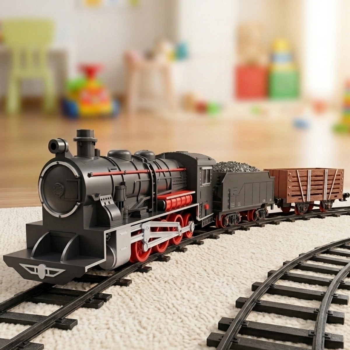 Electric Classical Rail Car Toy