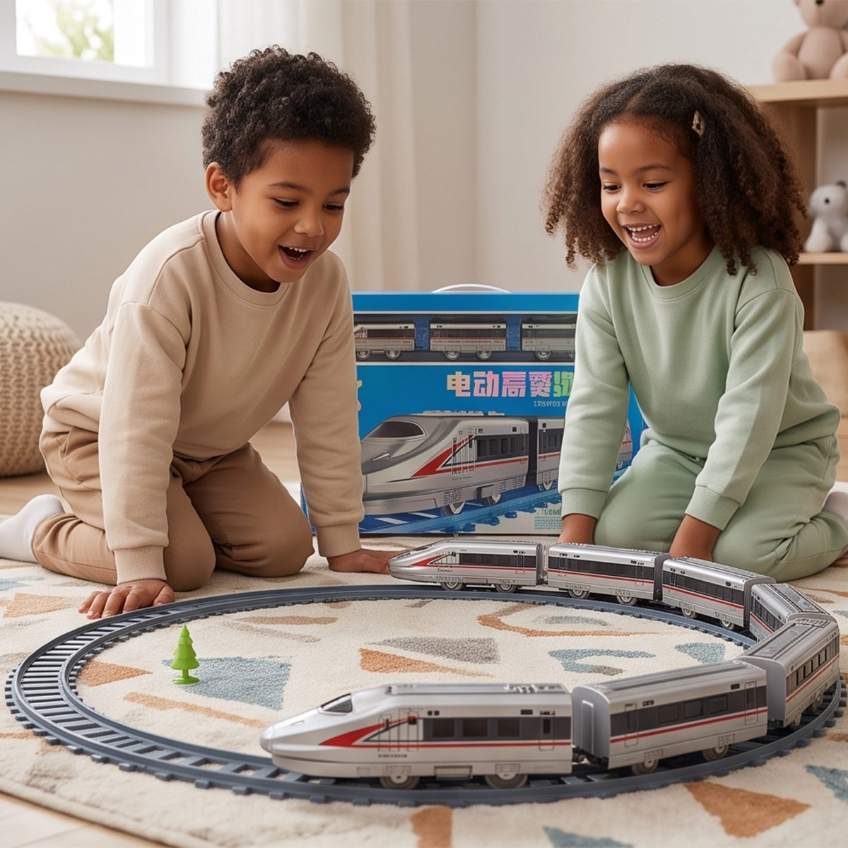 Rail Train Toy Set