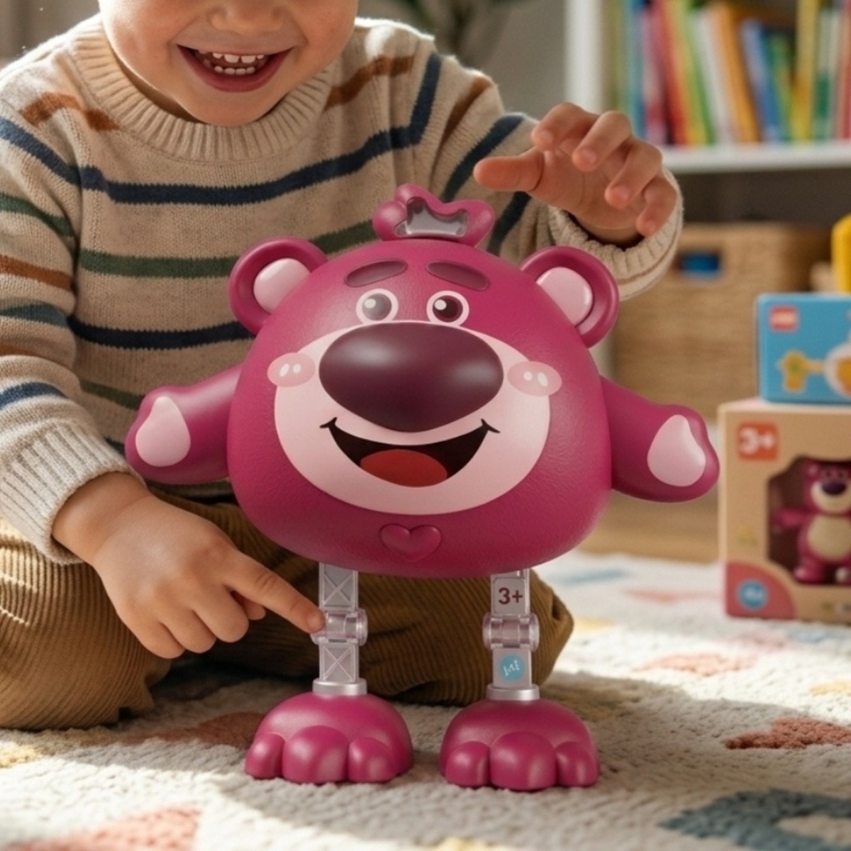 Strawberry Bear Dancing Toy