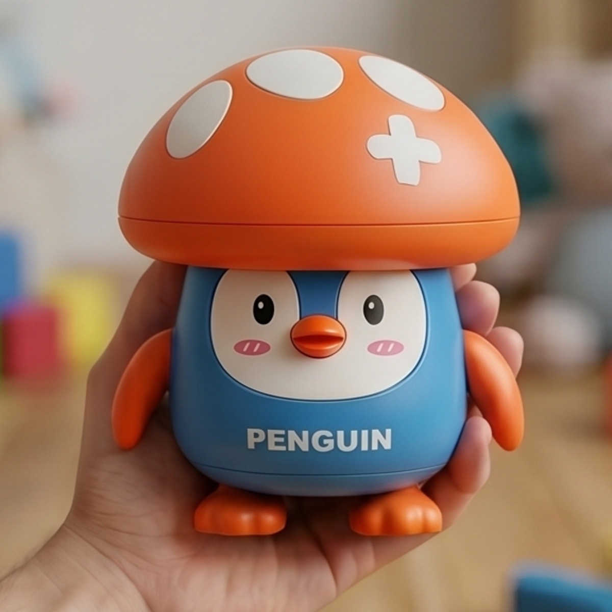 AMUXI Penguin Mushroom Toy