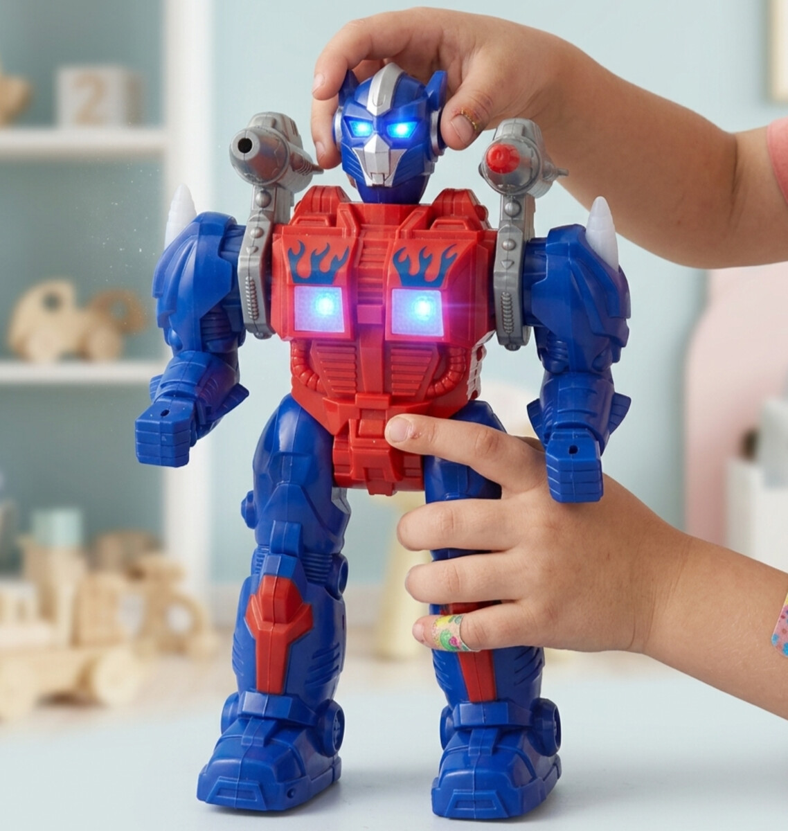 Electric Robot Toy With Lights