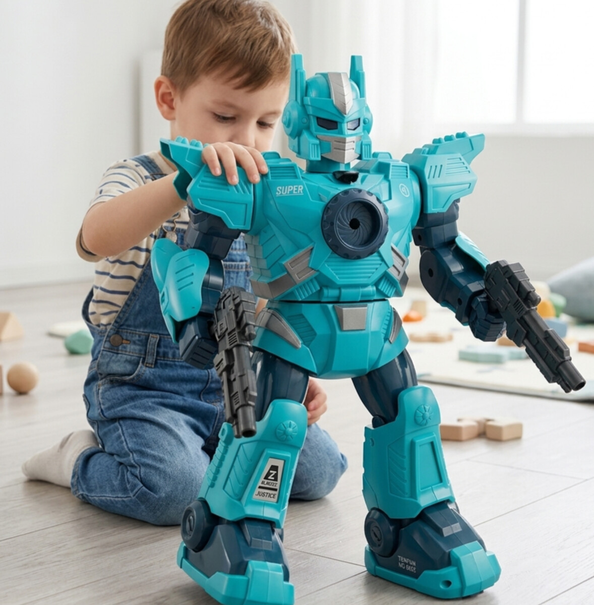 Electric Rotating Spray Robot Toy