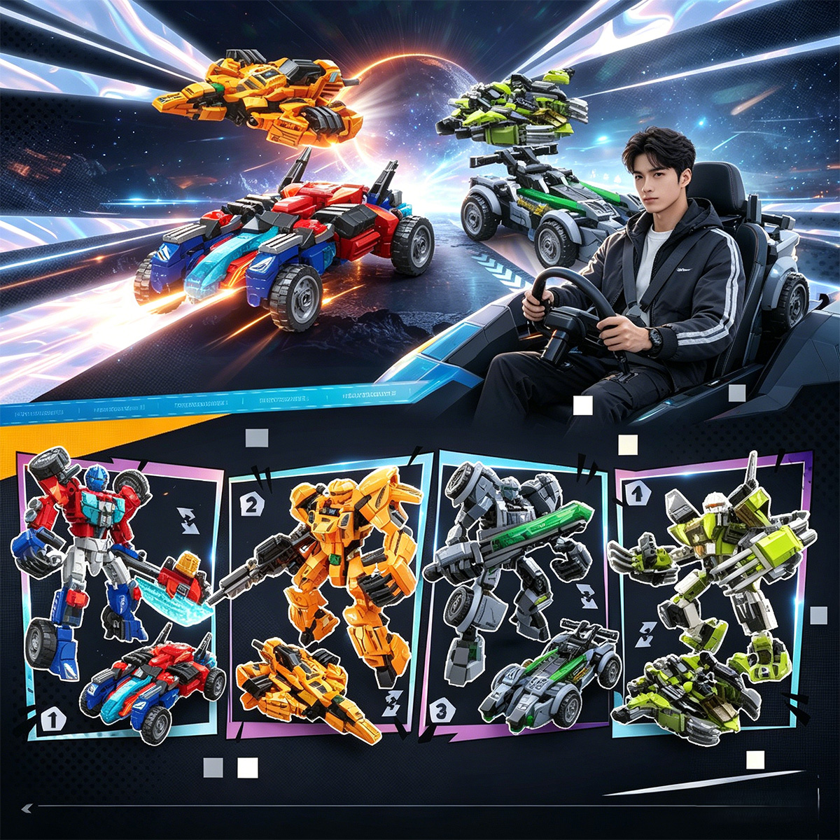 Deformed Mech Transformation Toy