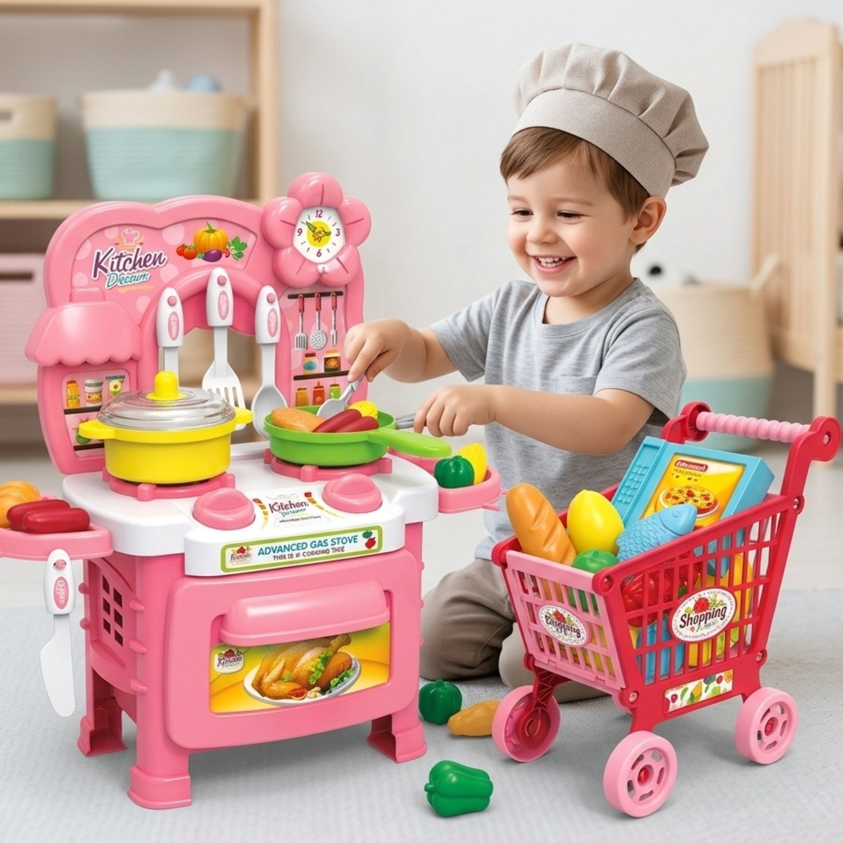 Box Zhuang Kitchen Gas Stove Toy