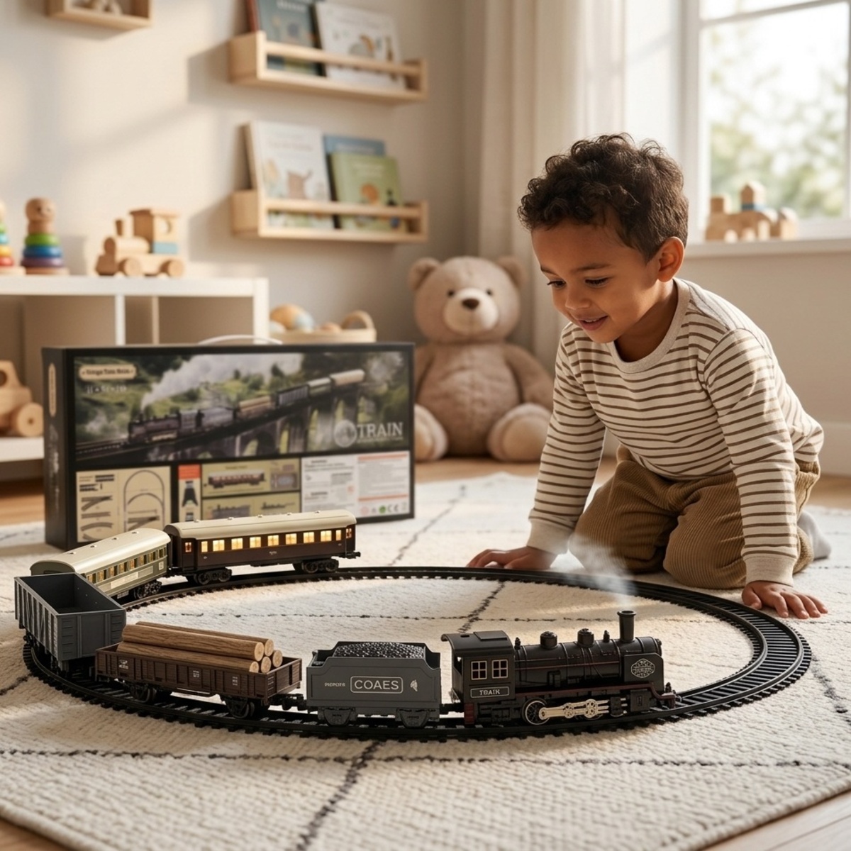 Retro Train Model Toy