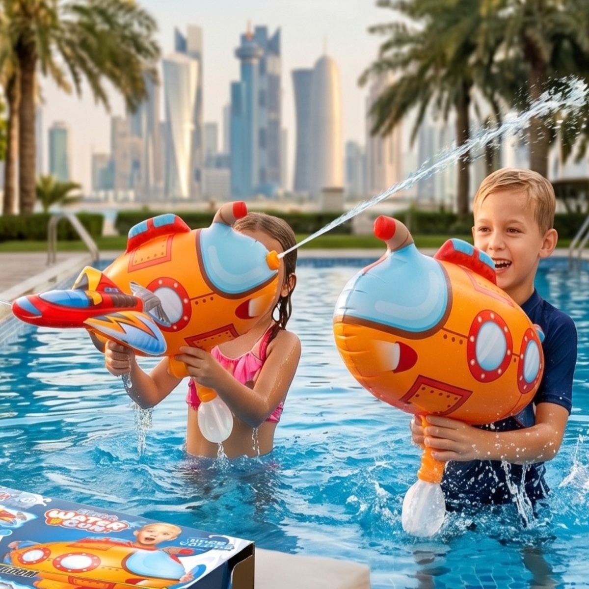 Electric Aircraft Inflatable Toy