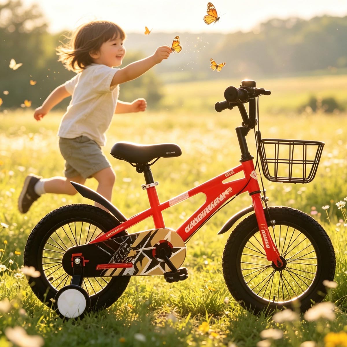 Kids Bicycle 12 Inch Red