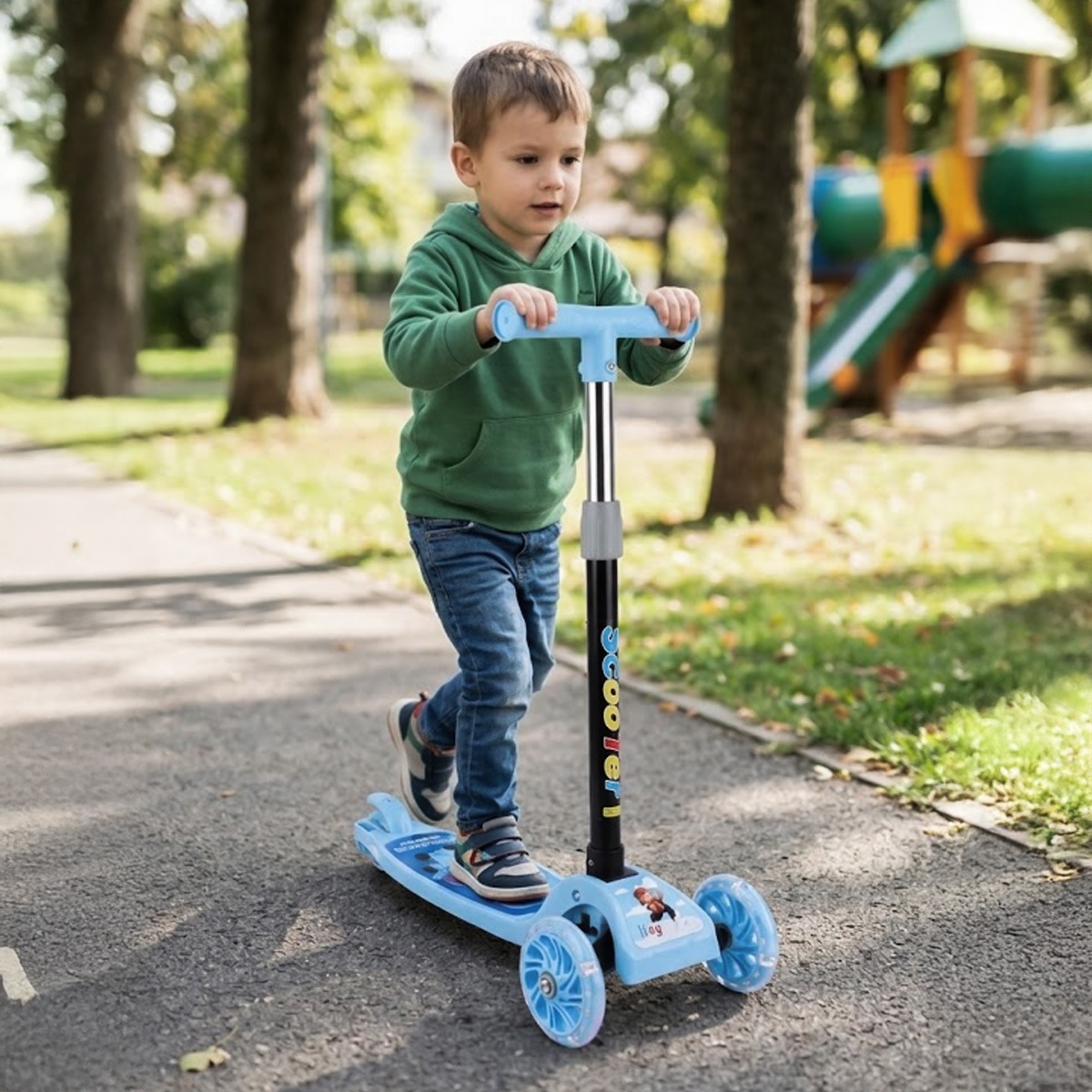 Scootex Kids Scooter Blue