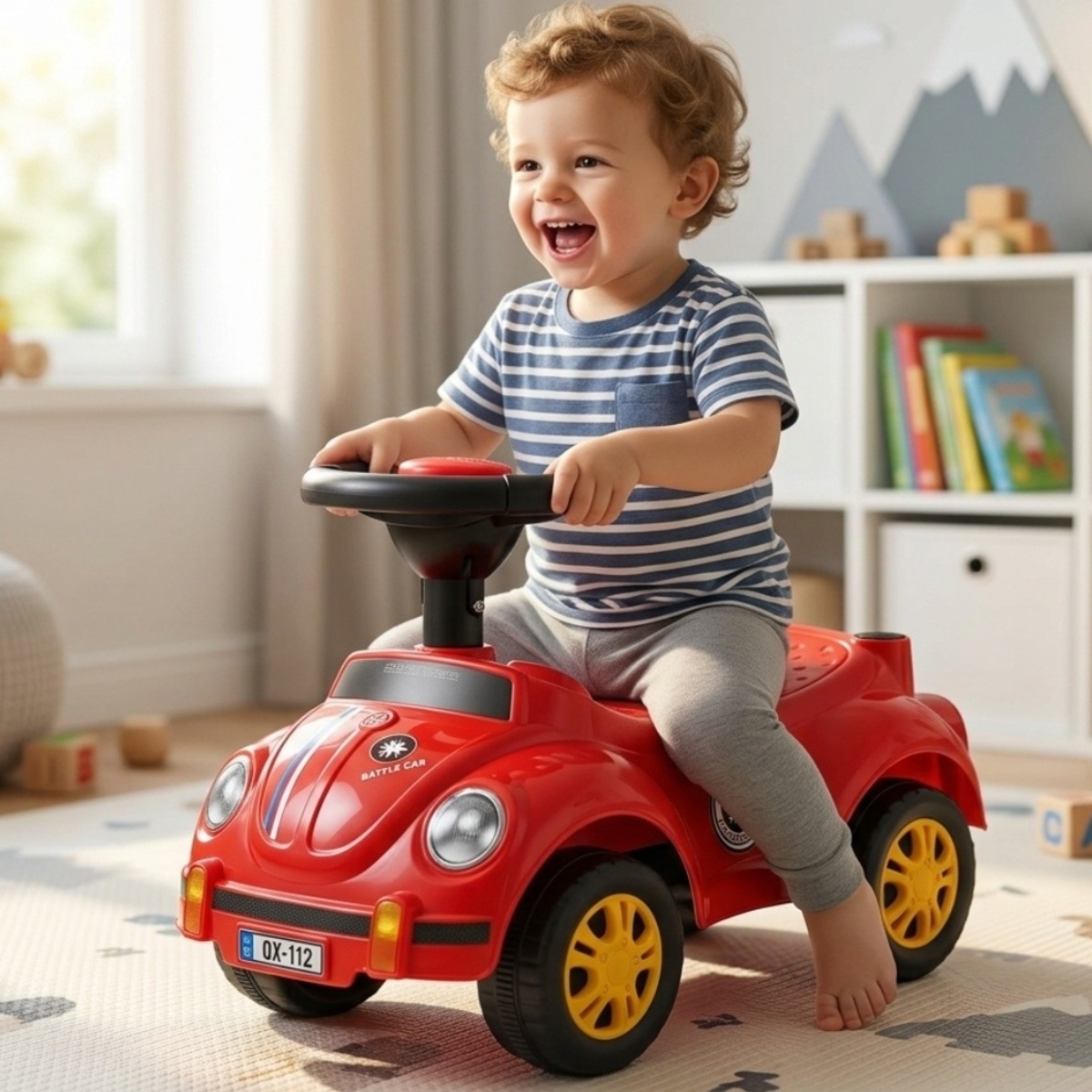 Cute Beetles Bb Steering Toy