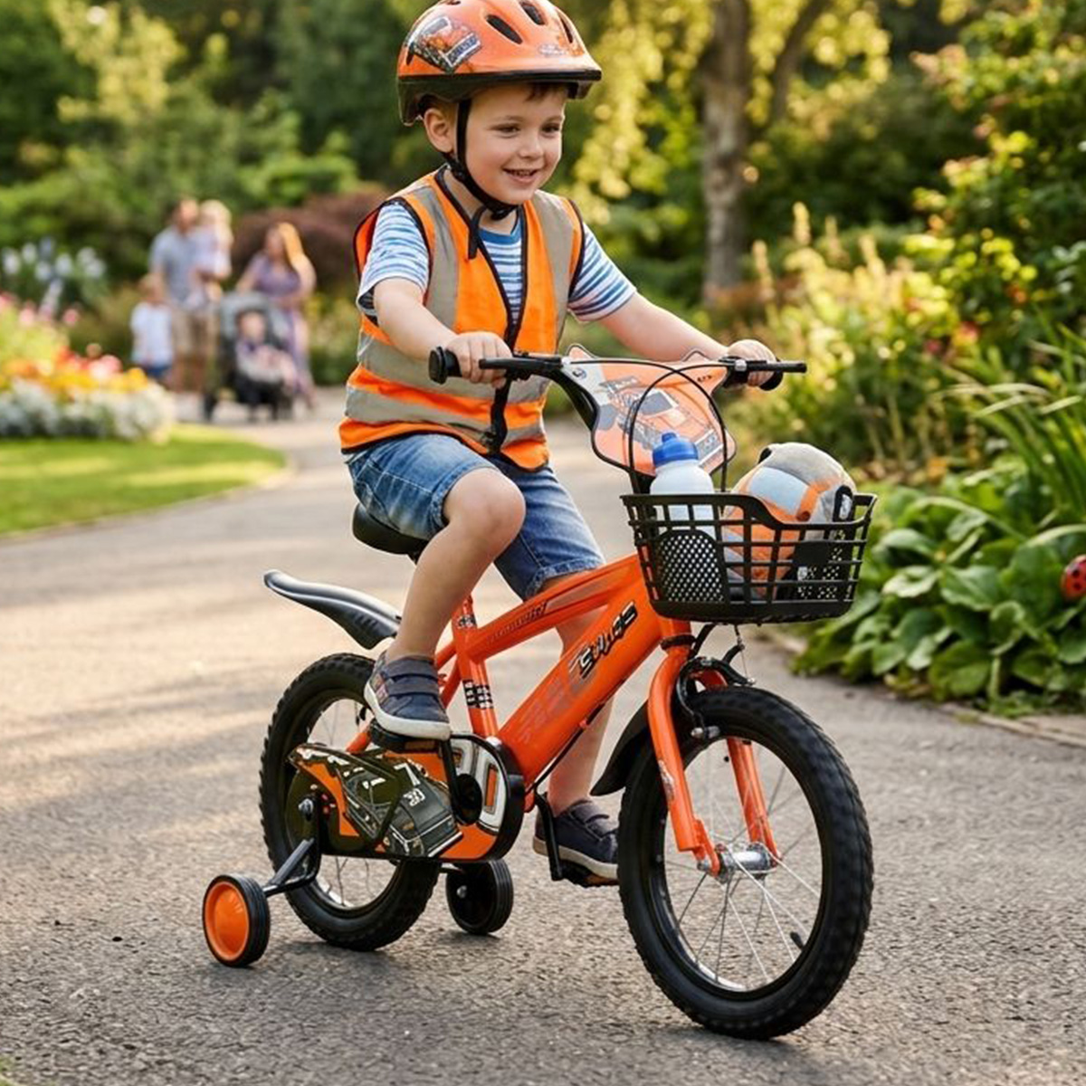 Bicycle With Training Wheel 12 Inches