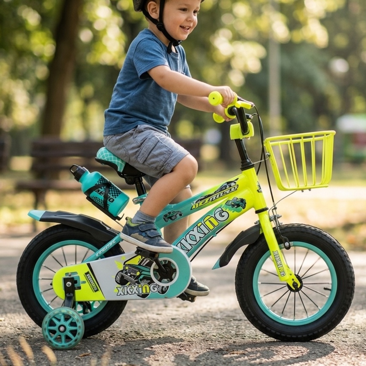 Boys Bicycle With Training Wheels 16 Inches