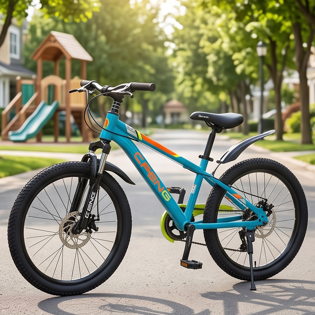 Cfeng Bicycle 22 Inch Light Blue