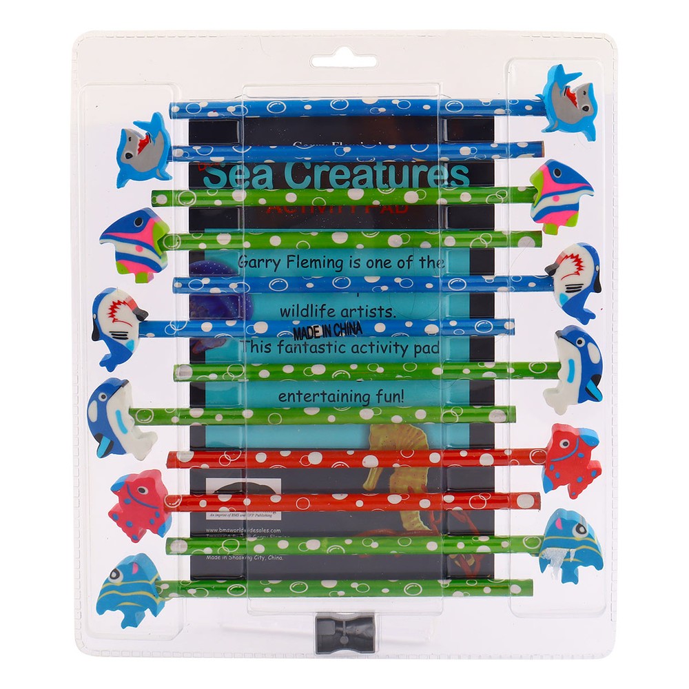 Erasers With Pencil Set