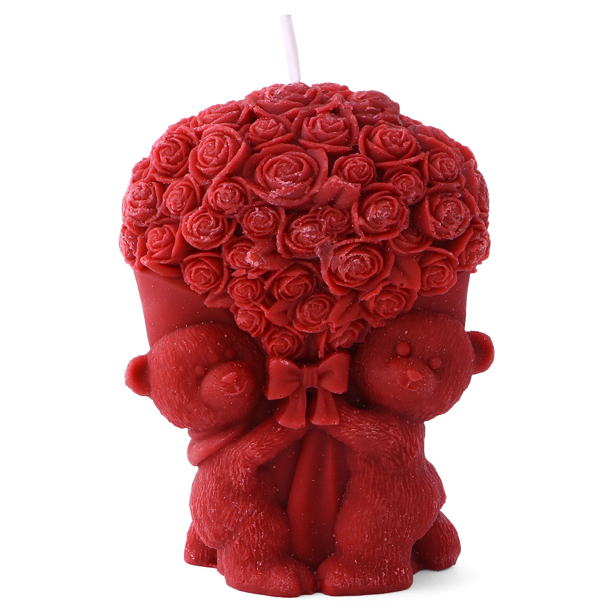 Valentine Gift Teddy Sculpted Scented Candle