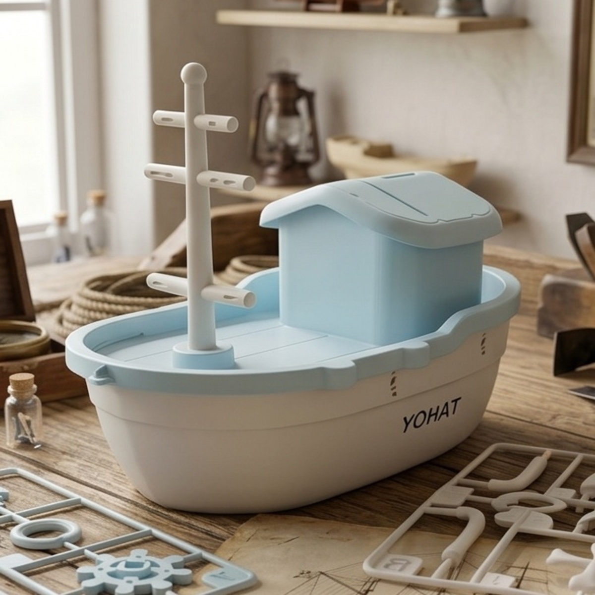 Plastic Coin Box Boat