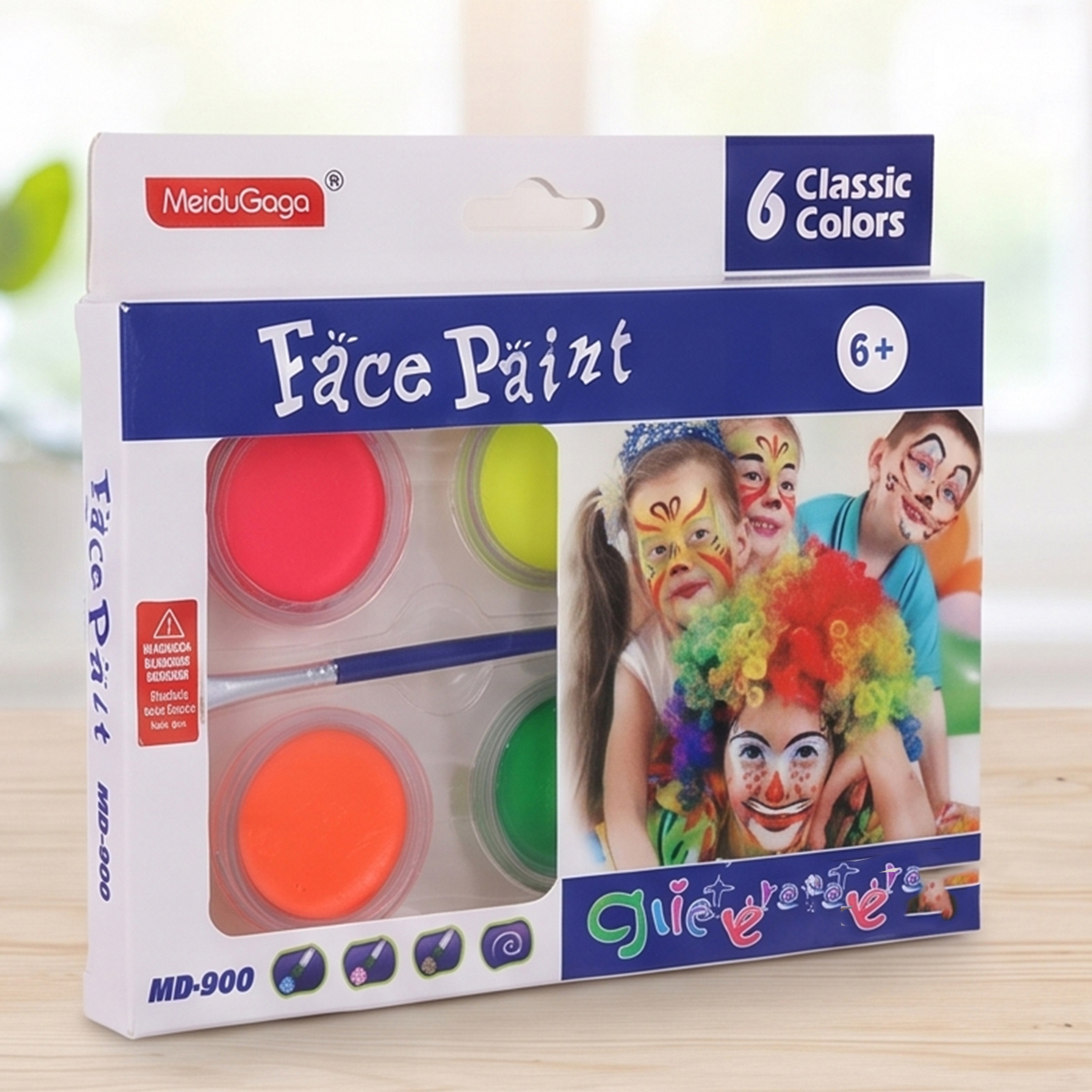 Meidugaga Face Paint Classic 6 Colors