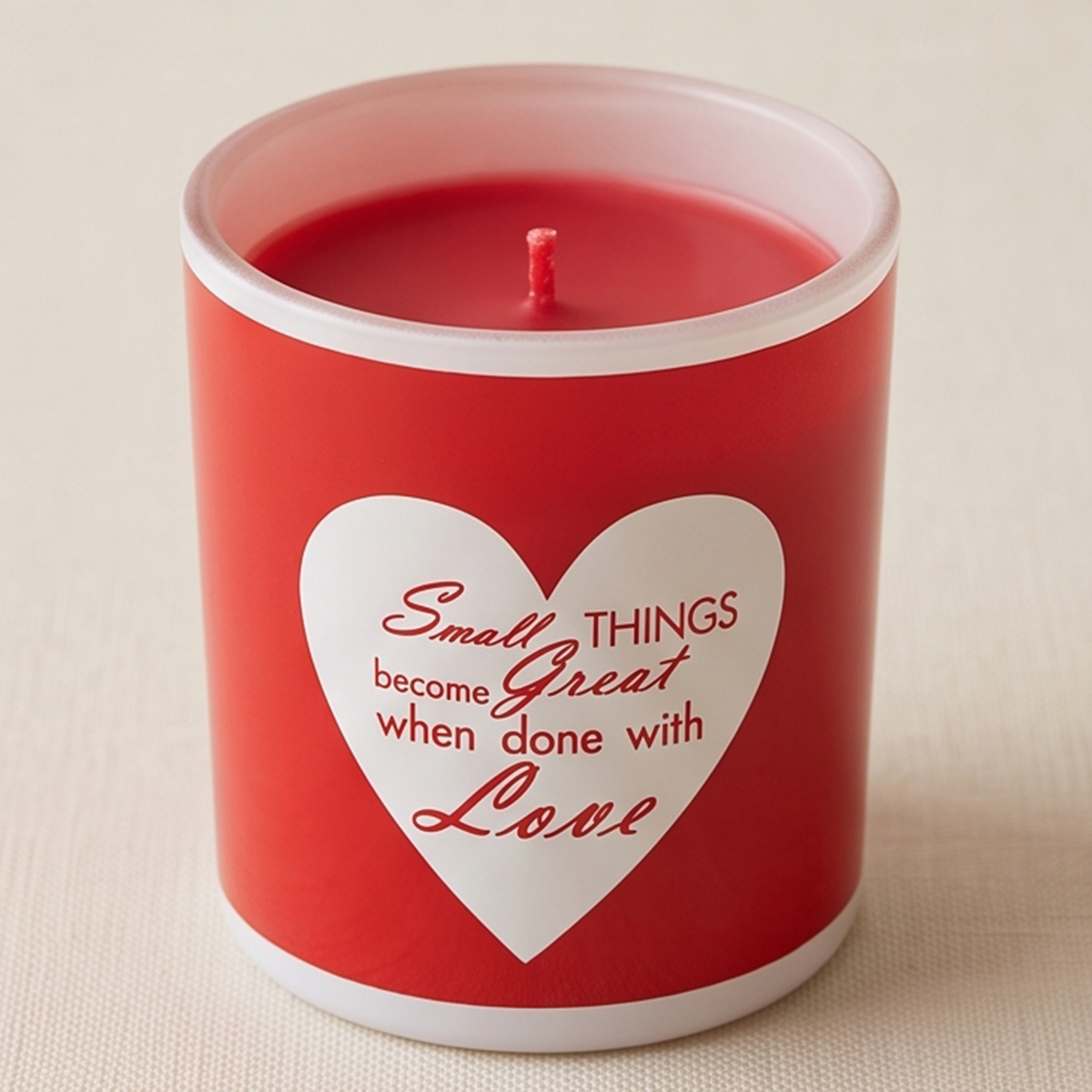 Red Scented Candle