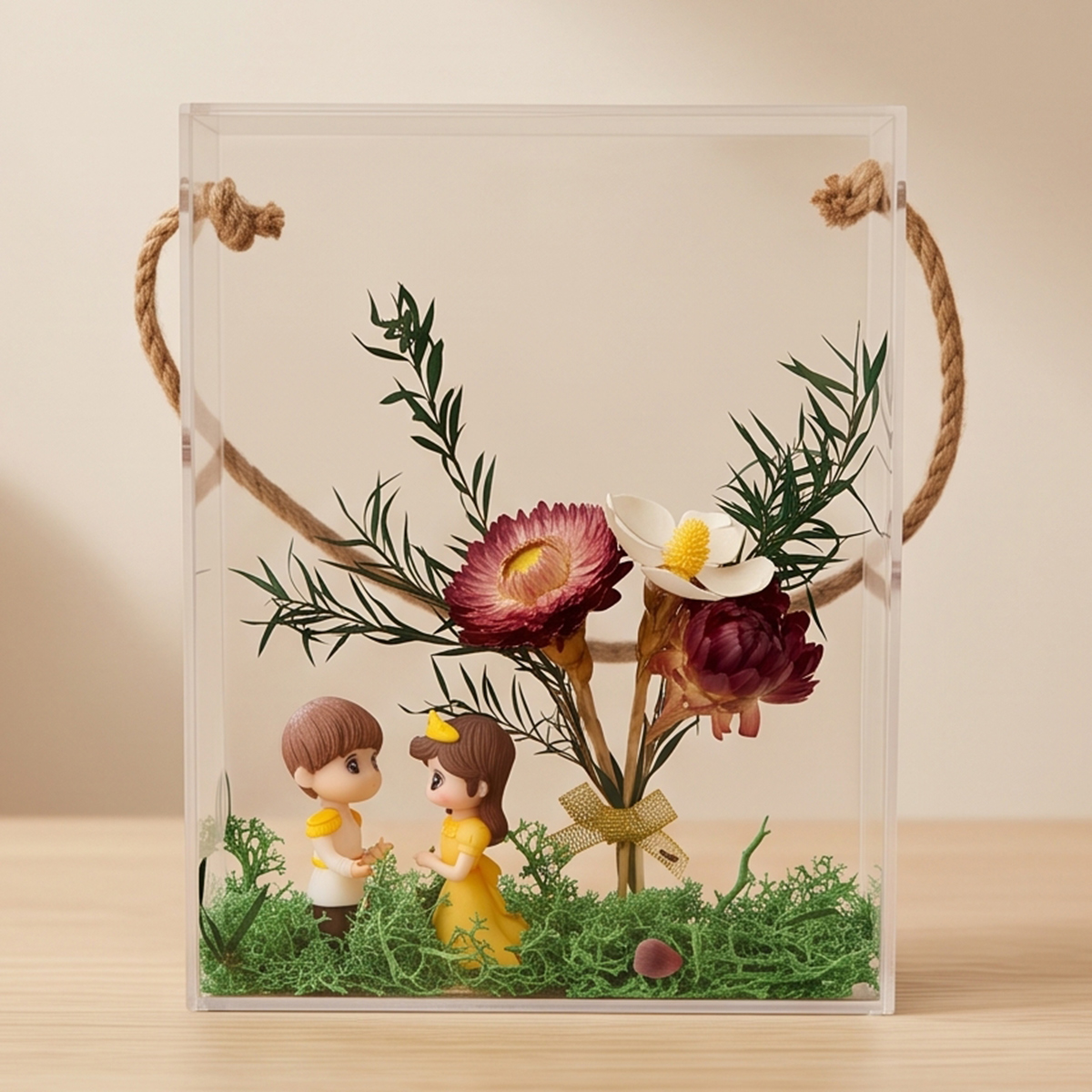 Dried Flower Display Bag