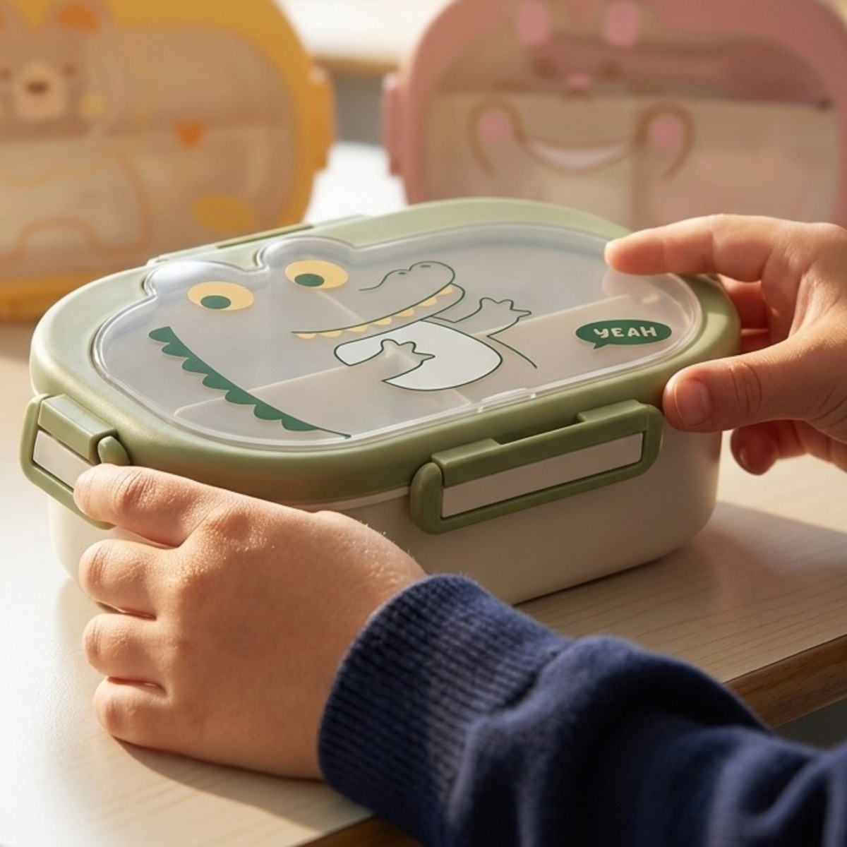 Lunch Box Plastic 1 Piece Assorted