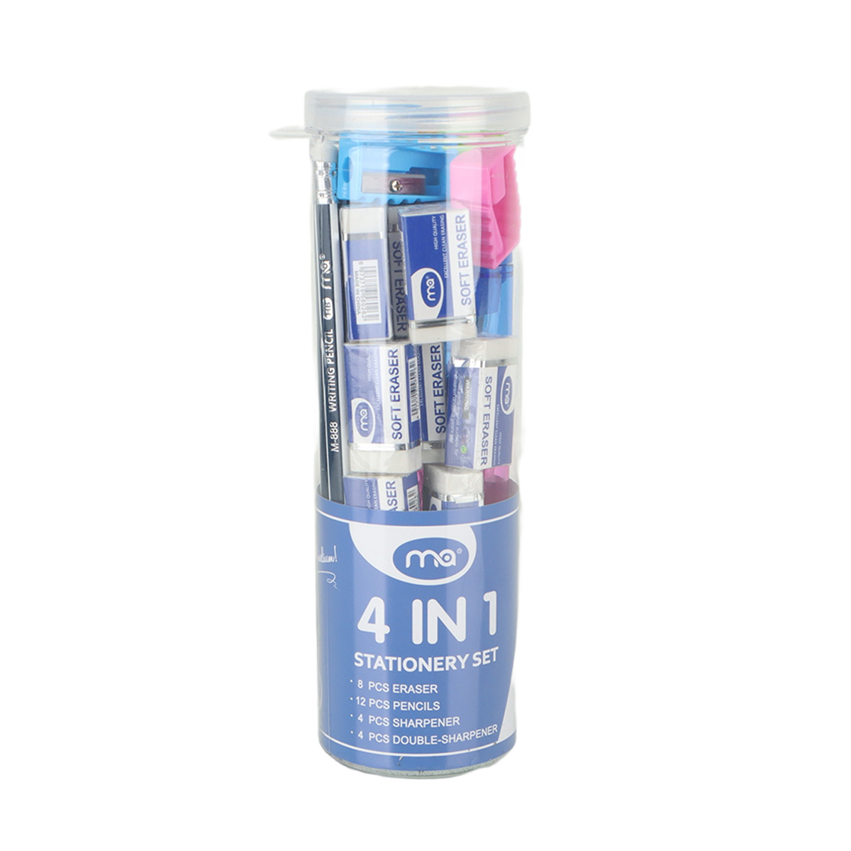 MA 4 In 1 Stationery Set Jar