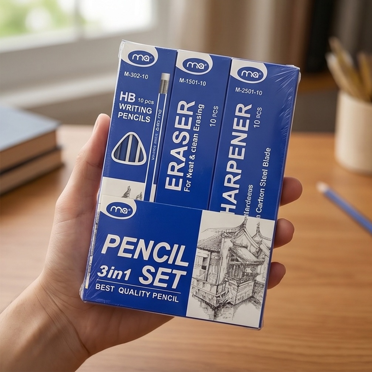 Pencil Set 3 In 1, 30 Pieces