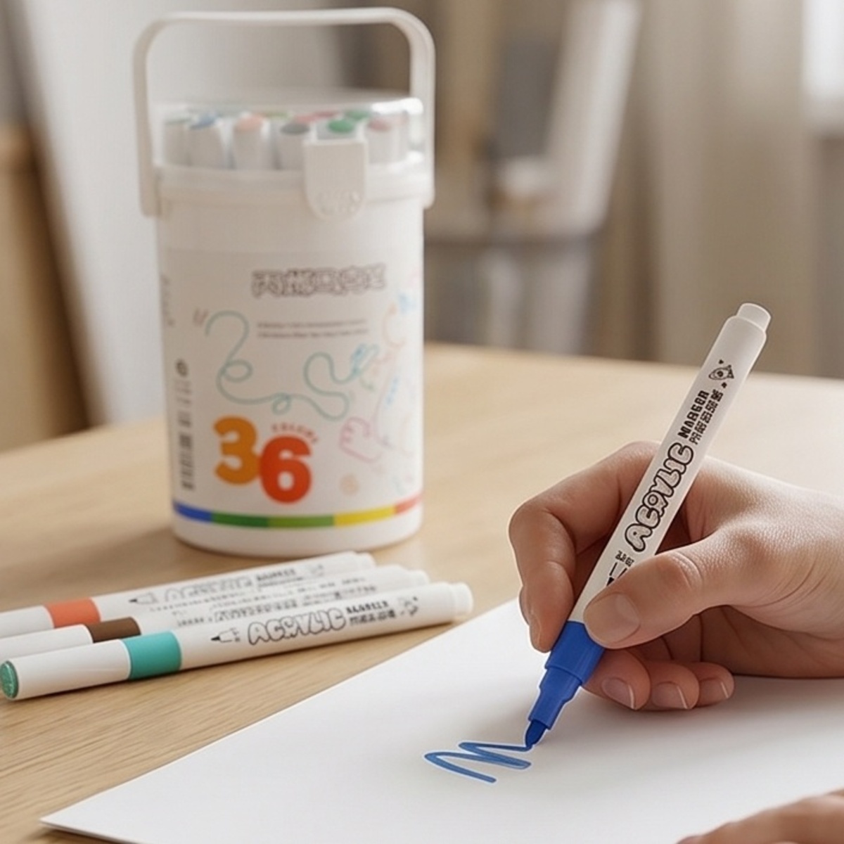 Acrylic Markers 36 Pieces