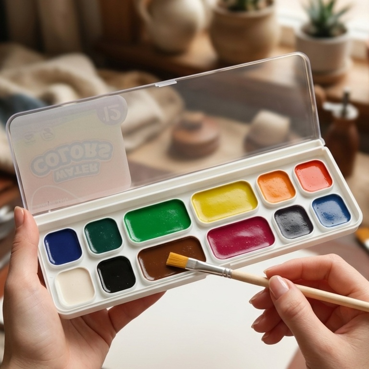 Watercolor Paint Set 12 Colors