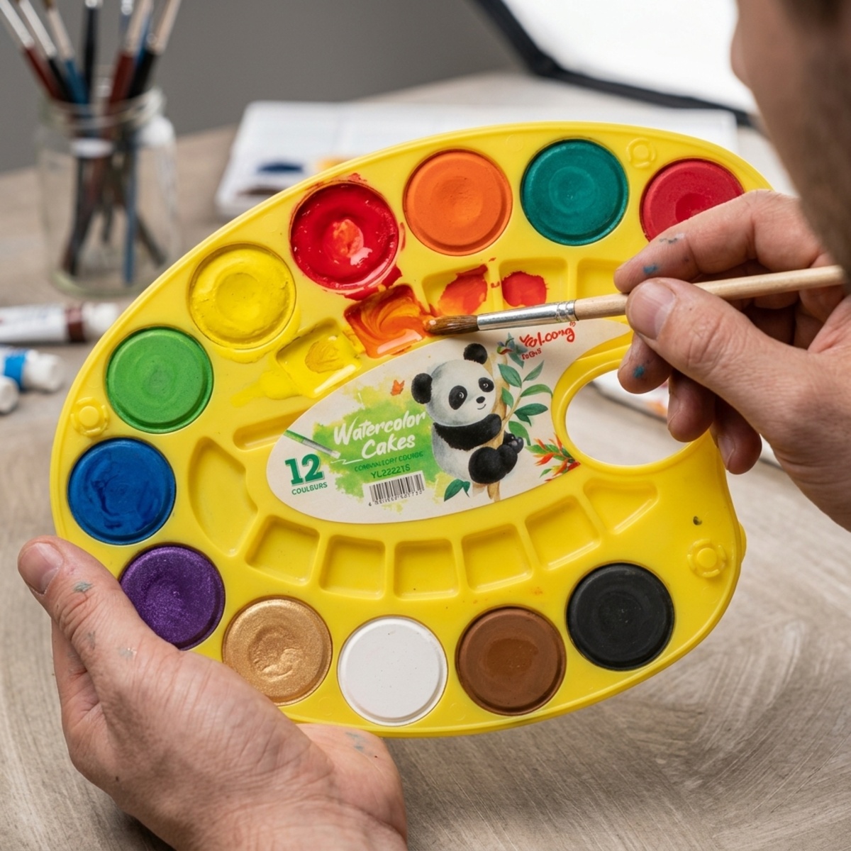 Watercolor Cakes 12 Colours