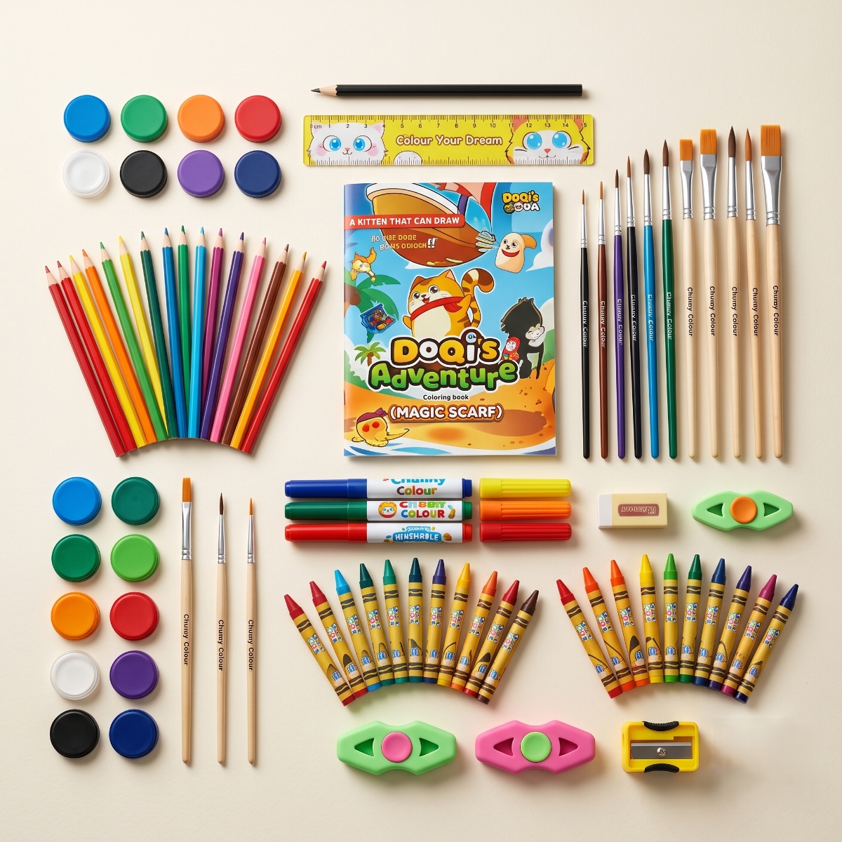 Doo Cat Art Master Wonder Bag Bundle 91 Pieces