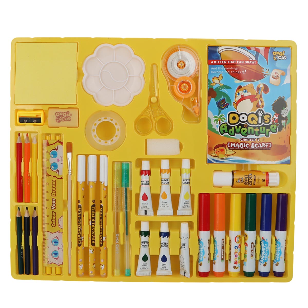 Doqi Cat Painting Kit With Wonder Box 61 Pieces