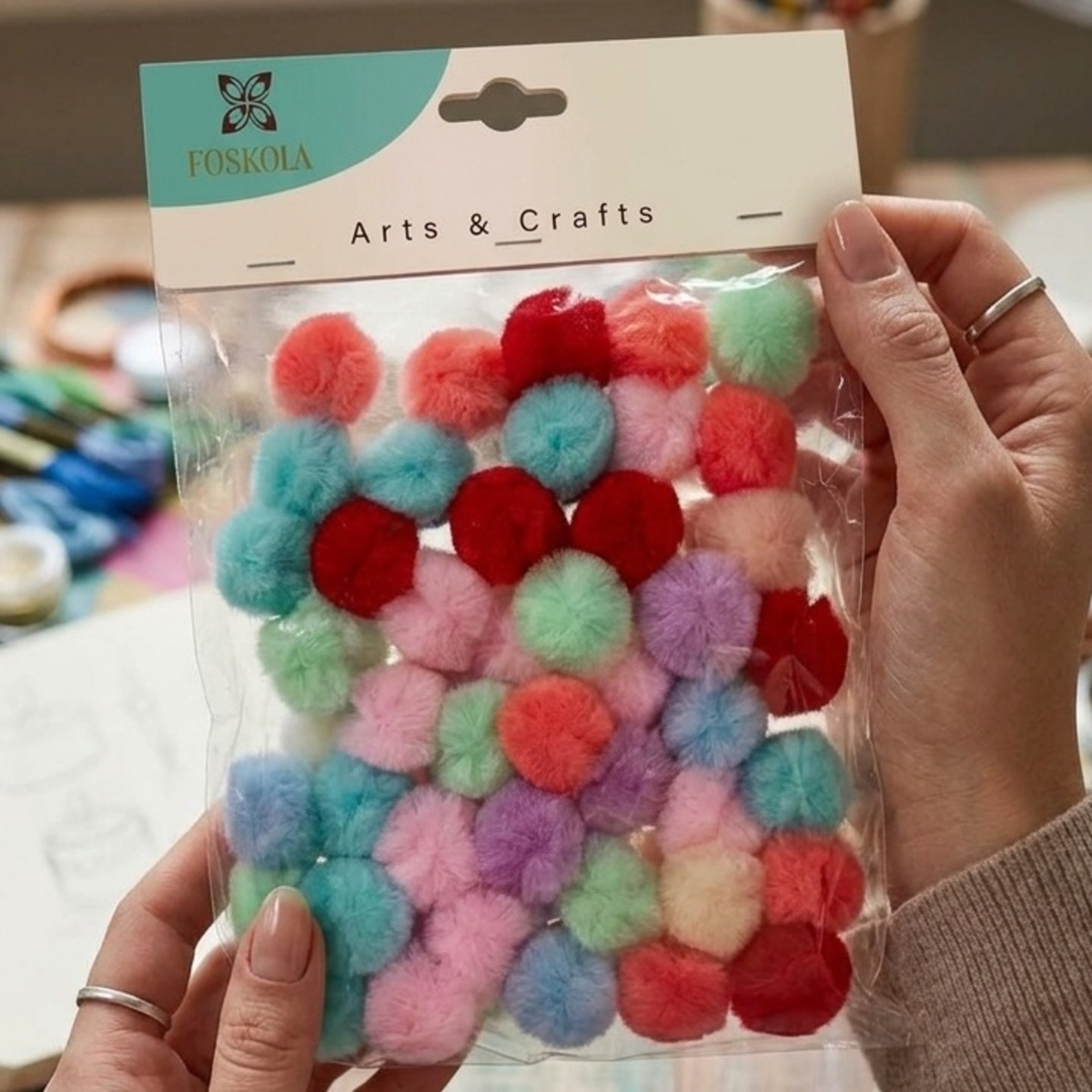 Foskola Arts & Crafts Pom Poms