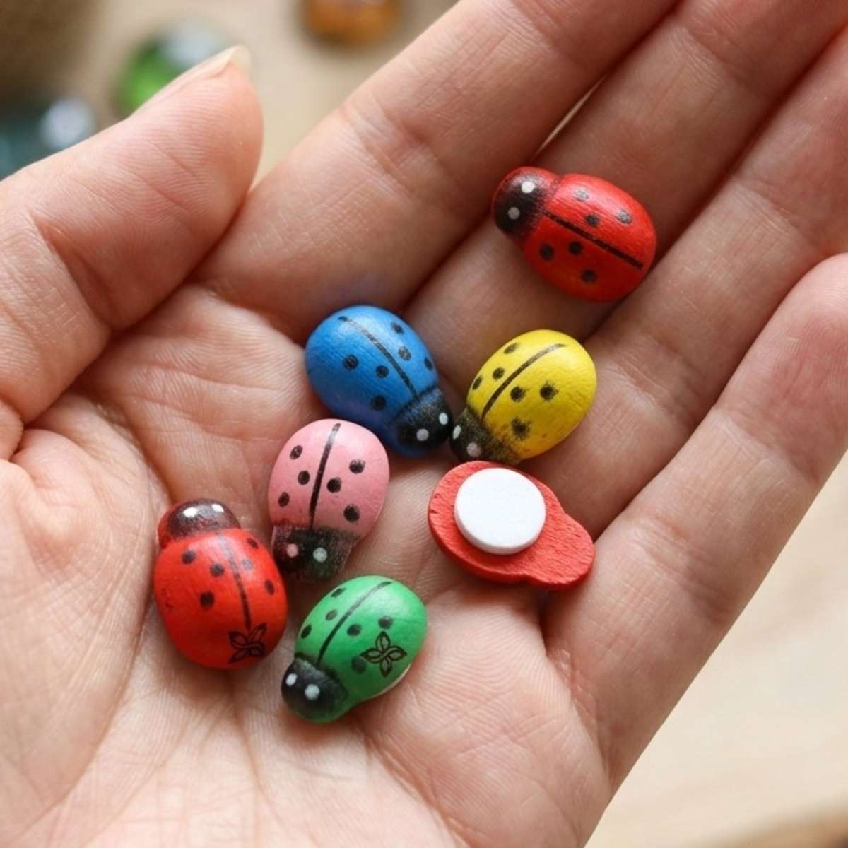 Foskola Arts & Crafts Ladybug Decorations