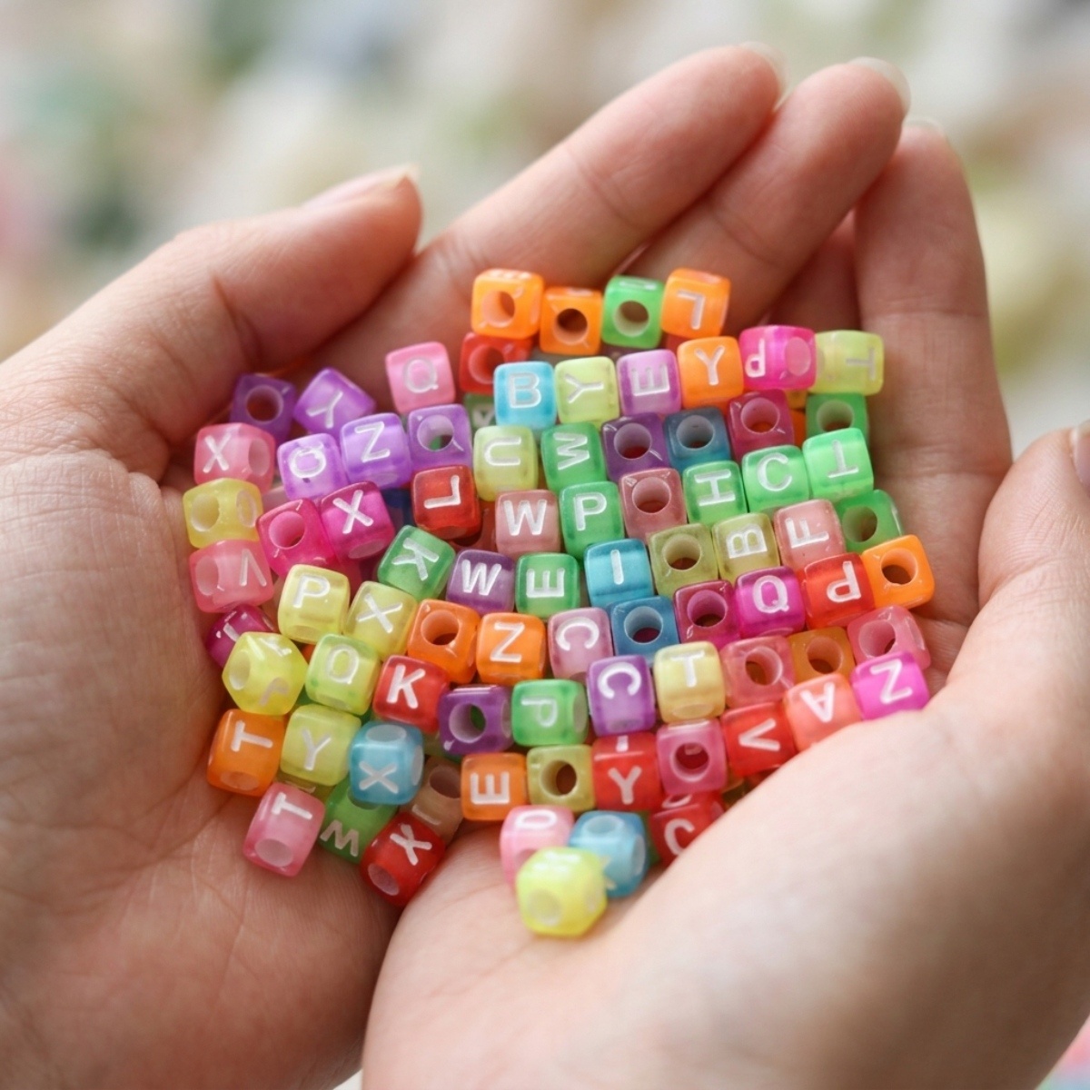 Foskola Arts & Crafts Alphabet Beads