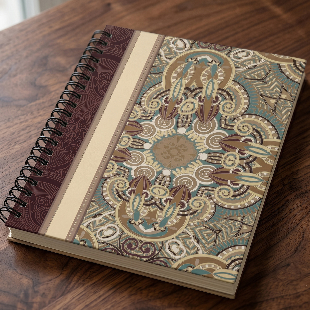 Mandala Patterned Cover Diary