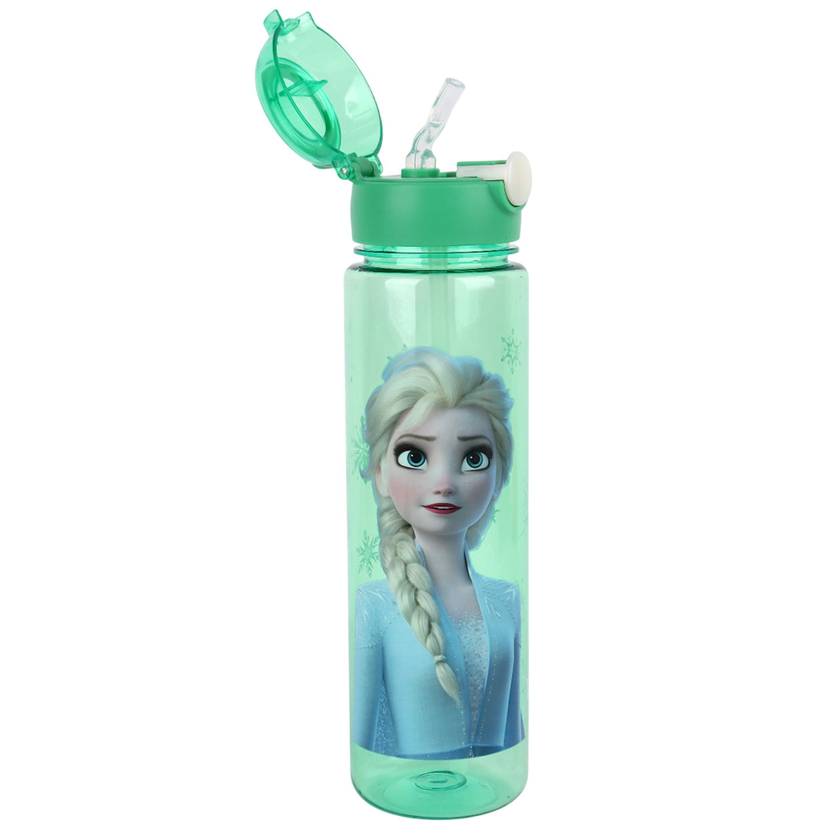 Water Bottle Elsa Design Green