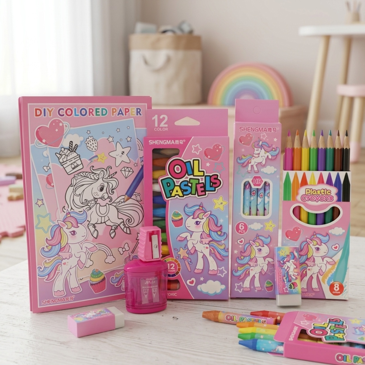 Shengma Unicorn Stationery Set