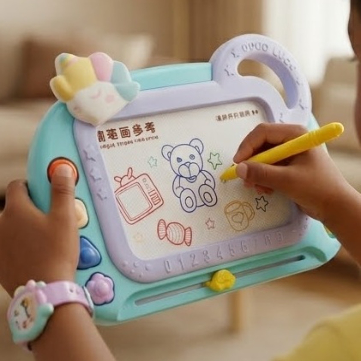 Magnetic Drawing Board for Kids