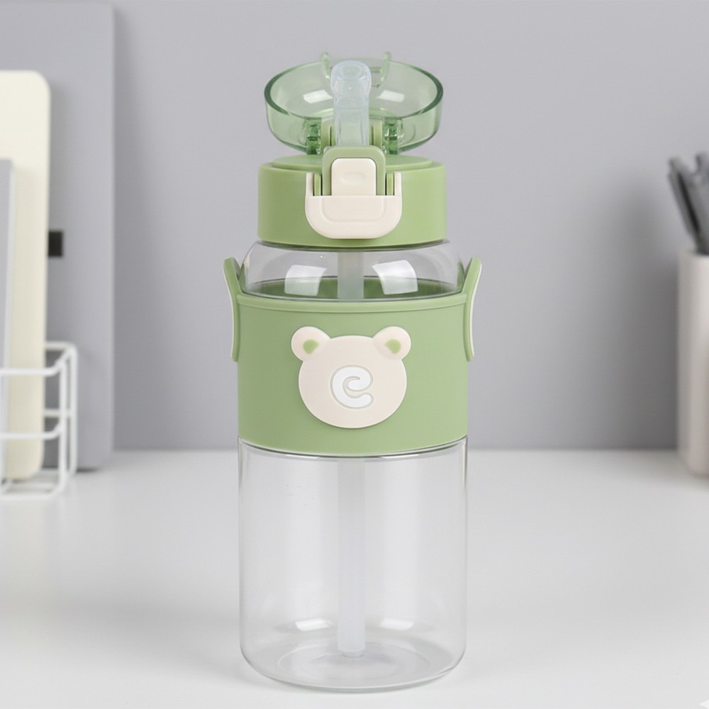 Kids Water Bottle Cute Bear Design