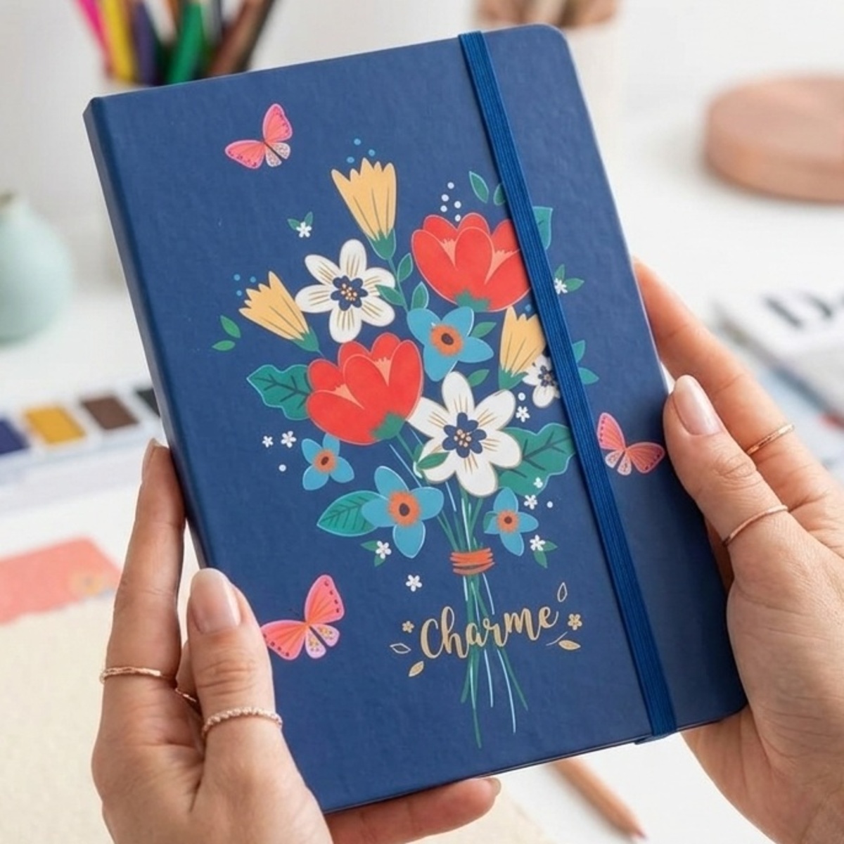 Charme Notebook Floral Design