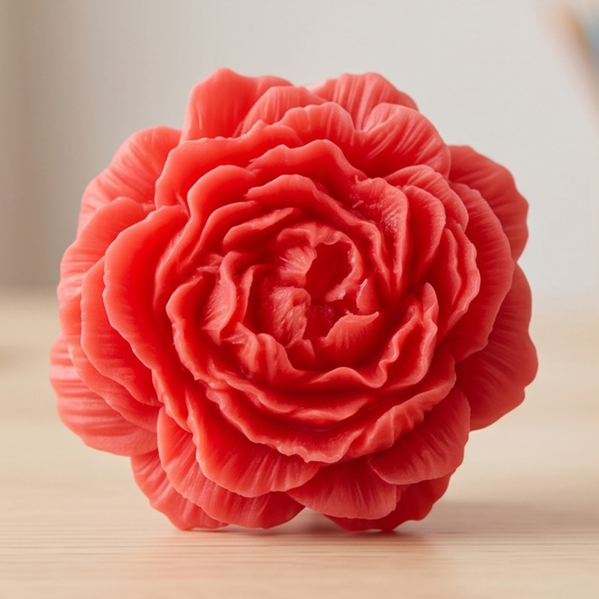 Decorative Heart-Shaped Candle