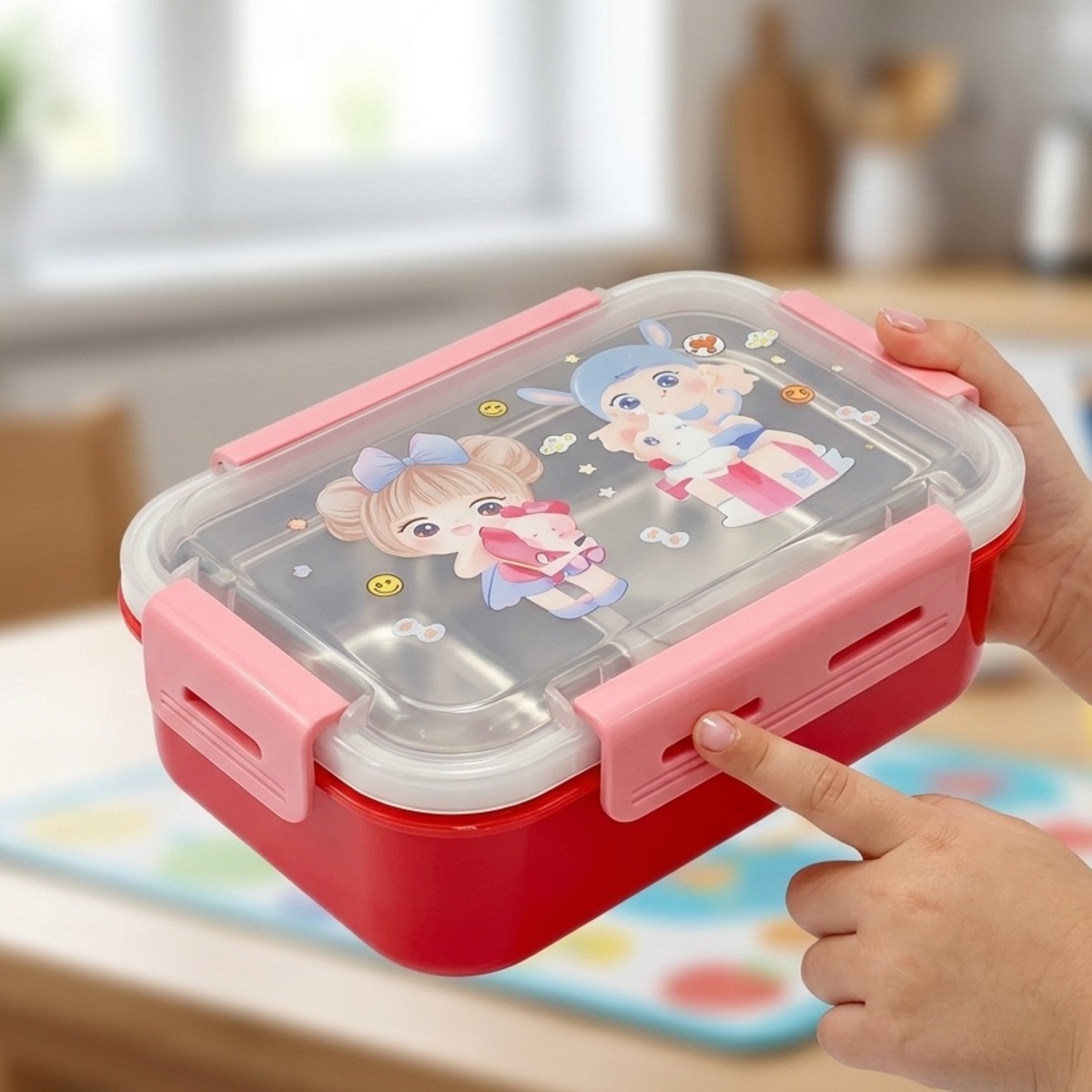 Lunch Box Steel 1 Set