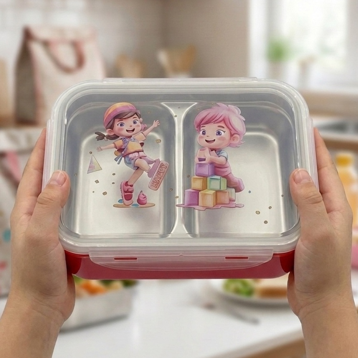 Lunch Box Steel 1 Set