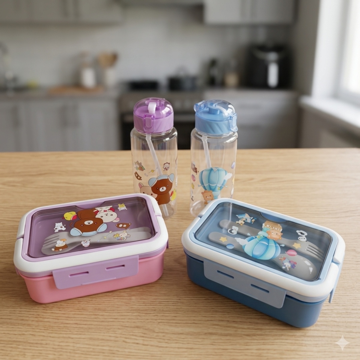 Lunch Box Steel 1 Set